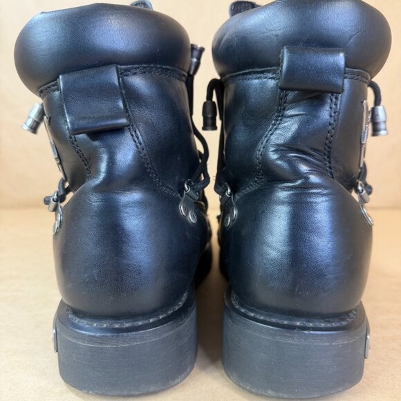 Harley-Davidson Men\'s Brake Light Black Leather Motorcycle Boots Sz. 9 main image 4